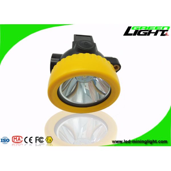 4000lux Mining Hard Hat Lights 2.2Ah Battery All In One Strcture With Plug In