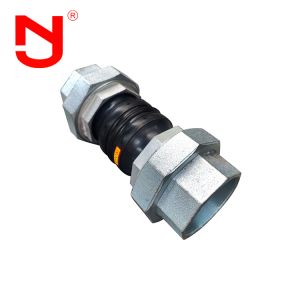EPDM Stainless Steel Screwed Union Bspt Threaded Joint Rubber Pipe Bellow