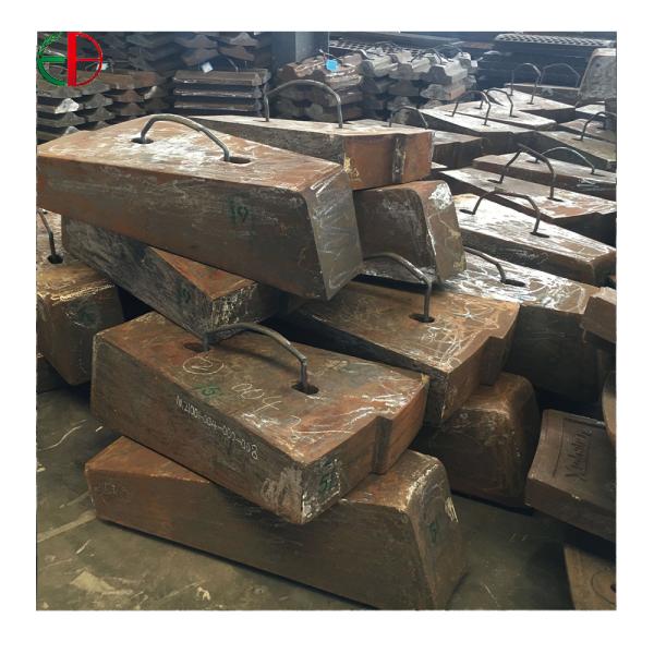 Quality Rare earth wear-resistant ball mill liner added with niobium vanadium alloy has a 40% higher wear resistance than ordinary high manganese steel wholesale