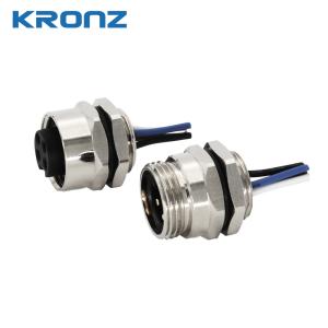 Cheap 7/8'' Connector With Straight Cable Outlet IP67 Industrial Circular Connectors for sale