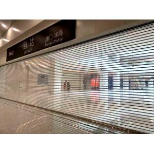 100% Transparent Roller Shutter Door for Retail Store / Commercial Shop