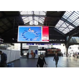 HD Iron Cabinet Indoor Fixed LED Display P4 / Simple Housing Led Video Wall