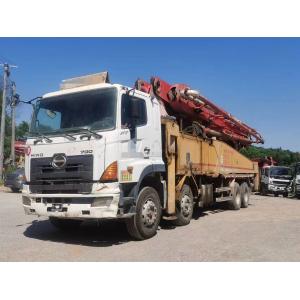 49 Meter Ready Mix Concrete Pump Cylinder Type Structure and 2.6mm Vibrating