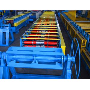 Metal Sheet Floor Deck Roll Forming Machine 380V 50Hz 3 Phases Computer Control