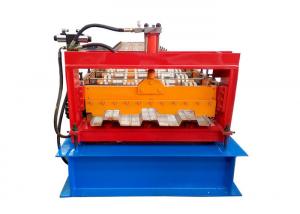 China PLC Control System Floor Deck Roll Forming Machine For Construction Building on sale