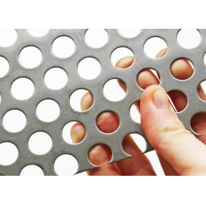 Round Square Hexagonal 304 Stainless Steel Punched Metal Sheet Customizable Hole