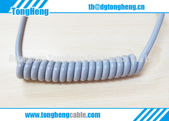 Quality High Rebound Resilience Oxygen-free Copper Conductors Customized Coil Cable wholesale