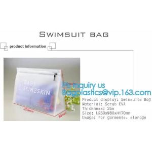 Zip lockkk slider bags for pencils pens, PVC Cosmetic Packaging Bags with Slide