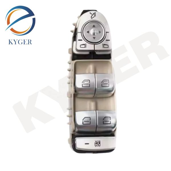 Quality 2059056811 khaki Color Power Window Switch Electric Window Switch For Mercedes-Benz W205 C160 C180 GLC200 GLC260 GLC300 wholesale