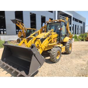 Japan Shimadzu Hydraulic System 388 Snsc 4X4 Backhoe Wheel Loader With Front End