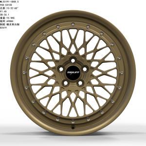 18*8.5 Forged Aluminum Satin Blue Bronze Wheels 5*100 New Customized for