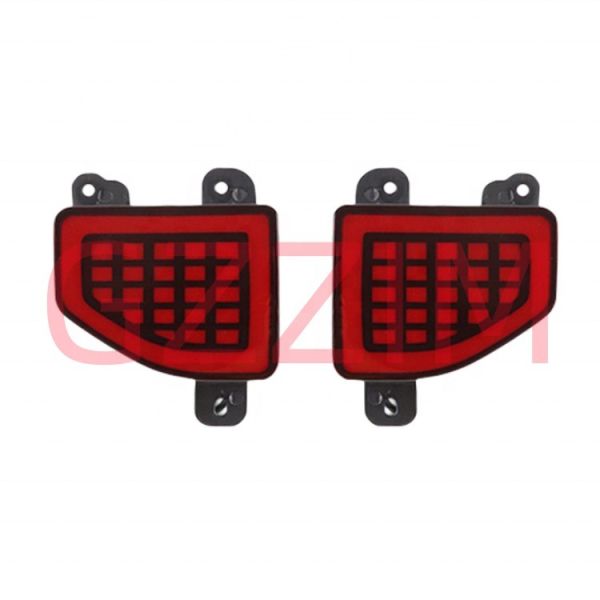 Dynamic Turn Signal Reflector LED Bumper Light Rear Fog Lamp For Jeep Wrangler
