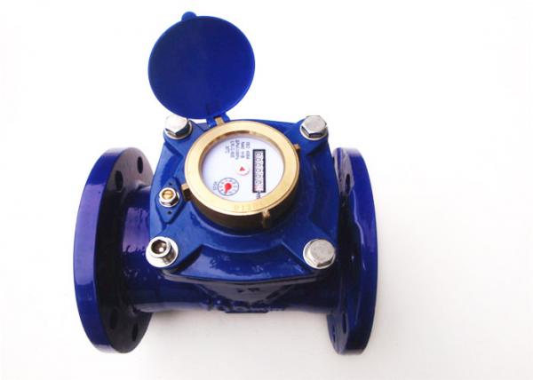 Quality Woltmann Removable Dry Dial Water Meter , 5 Inch Industrial Water Meter, LXLG-125B wholesale