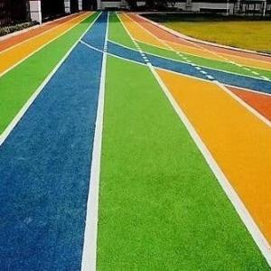 3mm Rubber Jogging Track Colored Granules EPDM Runway