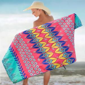 Lightweight And Microfiber Material Printed Beach Towel With High Absorbency