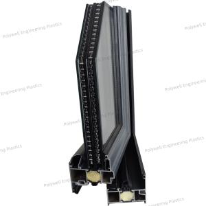 Alloy Frame Aluminum Sliding Windows Profile Thermal Break Vertical Waterproof