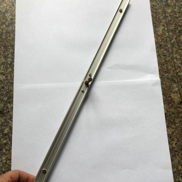 400MM Length 2.3mm Thickness Aluminum Profile Transmission Rod for Window and Door