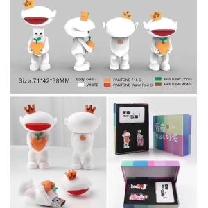 Customized Shape 3D Animal Cartoon PVC USB flash Drive 4Gb 8Gb 16Gb