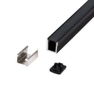 Mini Recessed Square LED Aluminium Profile AL 0809 For Indoor Outdoor Architectu