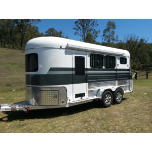 2 Horse Angle Load china Horse Float-Camper
