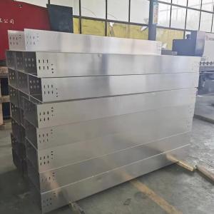 Screws Installation Hot Dip Galvanized Perforated Cable Tray 1.5-2.5mm Thickness