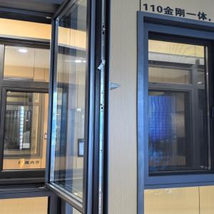 NFRC Certificated Modern Design Aluminum Casement Window with Powder Coating and