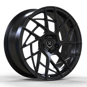 Satin Black Custom Forged Rims ET40 And 10.5J X 21 ET48 For Tesla Model Y