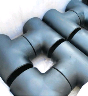 Weld ASTM A106 Metal Carbon Steel Pipe Tee Seam Remove Sch 40