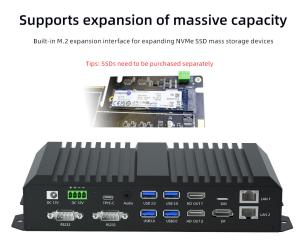Cheap 8K Android 12 RK3588 8 Core 6T AIoT Edge Computing Device RS232 RS485 Media Player Box for sale