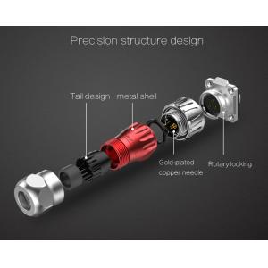Certificated IP65/IP67 Male Female Bayonet Underwater Circular Connector