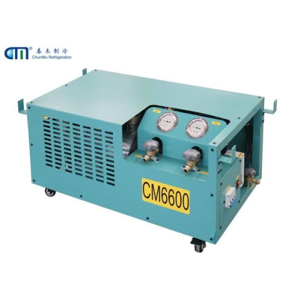 Portable CM6600 Refrigerant Recovery Machine with 2HP Oil-Free Compressor and