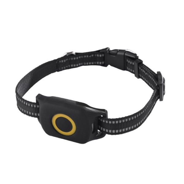 900mAh Black Pet GPS Tracker Dog Activity Monitor 15m With Collar