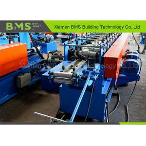 Shelf Pillar Racking Roll Forming Machine With On Line Punching And PLC Control