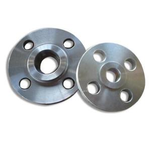 1 / 2 " Titanium Alloy Pipe Fittings Steel Flange ASTM B381 F2 SW RF 150LBS ASME