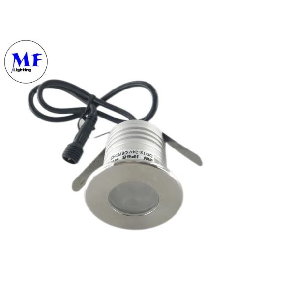 Quality 3W DC12-24V IP67 Garden Floor Light Waterproof 280lm Underwater 45 Beam Angle Outdoor wholesale