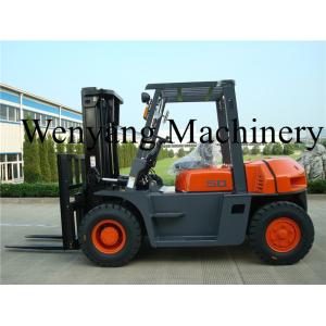 5000kg Four Wheel Drive Forklift With ISUZU Engine 6BG1 EPA Approved