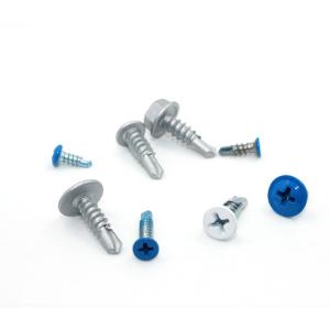 Customized Service Provided Zinc Plated Self Drilling Screws with White Color