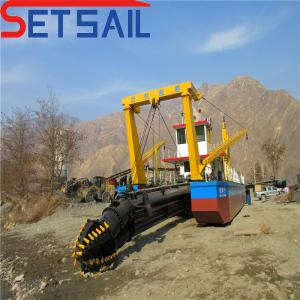 Cheap 10 Inch Cutter Suction Dredger for River Sand Diesel Engine and Hydraulic Pump Included for sale