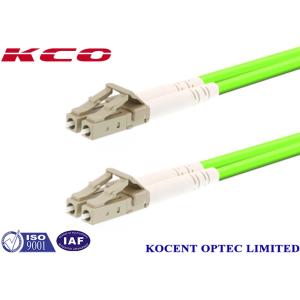 LC-LC Duplex Multimode OM5 Fiber Optic Patch Cord with 0.35dB Insertion Loss and