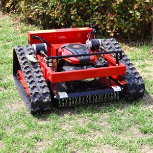 Uncovered Crawler Lawn Mower Grass Cutting Machine / Farm Cordless Lawnmower