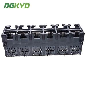 DGKYD59212688IWA1DY1G022 2x6 Multiport RJ45 Connector All Plastic 8P8C