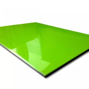 Cheap Low Glass 4x8 High Gloss Aluminium Composite Panel NANO Surface Coating Various Colors for sale