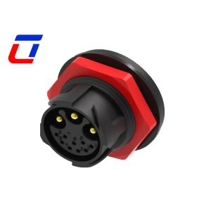 30A Waterproof Power Connector 9 Pin Data Industrial Plug And Socket IP67