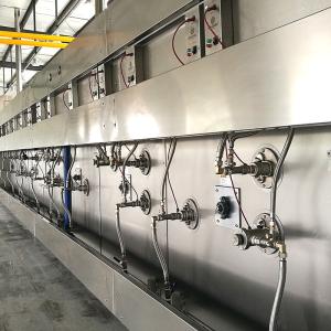 Different Temperature Zones Stainless Steel Industrial Tunnel Oven For Cookies