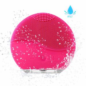 China Facial Cleansing Brush Wireless Charging Electric Sonic Face Massager IPX7 waterproof on sale