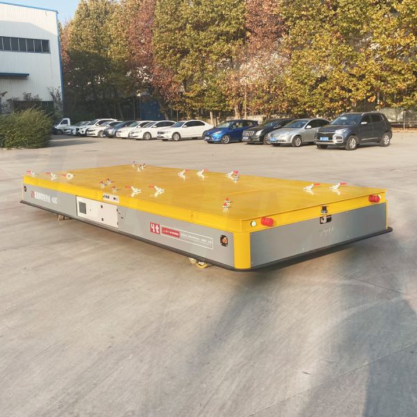 Omni Directional Industrial Steel Pipe Electric Transfer Cart Heavy Load