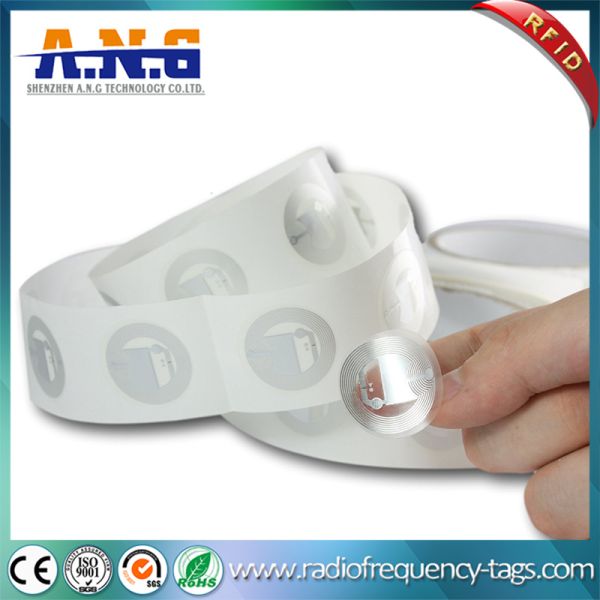 Self - adhesive NTG213 NFC sticker rfid tags / Contactless smart label