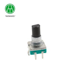 360 deg Rotary Knob Incremental Encoder Ec11 12 16 with Switch Signal Output