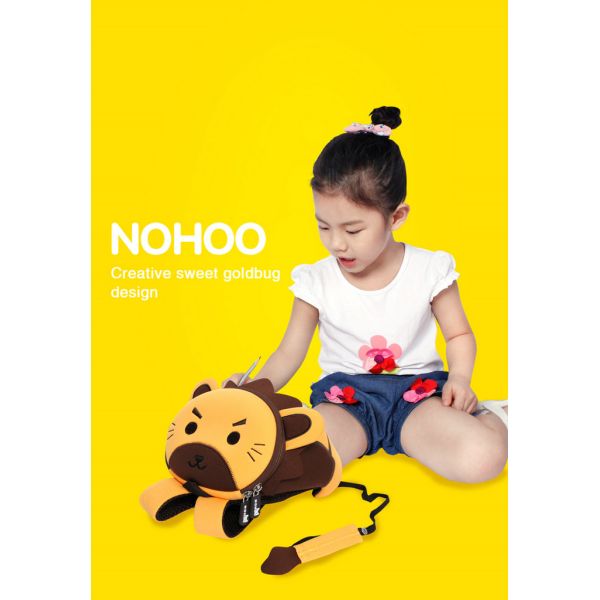 Light Weight Toddler Lion Backpack , Small Backpacks For Toddlers