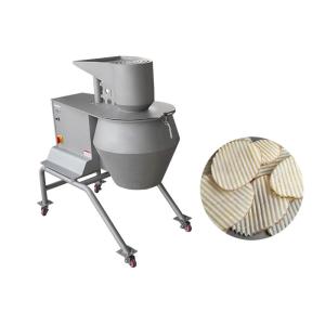 Centrifugal Potato V-Cut And Flat Slice Cutting Machine With 16 Individual